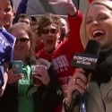 Michigan State Fan Proposes To Allie LaForce On Live TV [VIDEO]