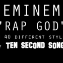 Eminem’s ‘Rap God’ Performed In 40 Different Styles [VIDEO]