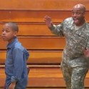 Army Corporal James Bass Surprises Son With Epic Photobomb [VIDEO]