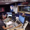 Radio DJ Alex Duffy Pranks Co-Host By Cussing On The Air [VIDEO]